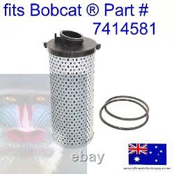 Fits Bobcat Hydraulic Oil Filter angled canister Element 7414581 S570 S590 S595