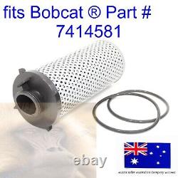 Fits Bobcat Hydraulic Oil Filter angled canister Element 7414581 S570 S590 S595