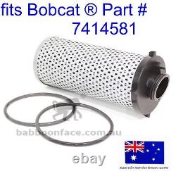 Fits Bobcat Hydraulic Oil Filter angled canister Element 7414581 S570 S590 S595