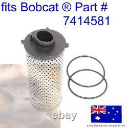 Fits Bobcat Hydraulic Oil Filter angled canister Element 7414581 S570 S590 S595