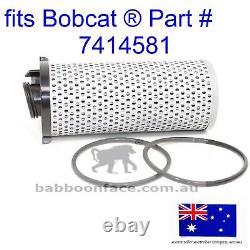 Fits Bobcat Hydraulic Oil Filter angled canister Element 7414581 S570 S590 S595