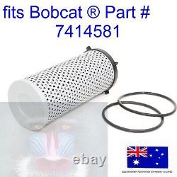 Fits Bobcat Hydraulic Oil Filter angled canister Element 7414581 S570 S590 S595