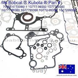 Fits Bobcat Kubota V3307T EGR Full Engine Gasket Kit S630 S650 T630 T650 M6040