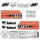 Fits Bobcat Mt55 Mini Skid Steer Decal Kit (exterior) 3m Vinyl