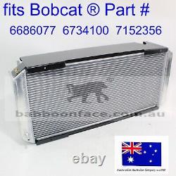 Fits Bobcat Radiator 6686077 6734100 7152356 S150 S160 S175 S185 S205 T180 T190