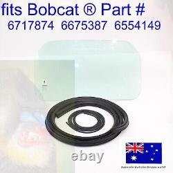 Fits Bobcat Rear Back Glass Window 6717874 & SEAL KIT S130 S150 S160 S175 S185