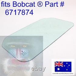 Fits Bobcat Rear Back Glass Window 6717874 Skid Steer Track Loaders 883 A300