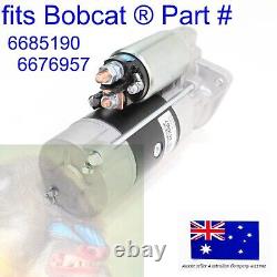 Fits Bobcat Starter Motor 6685190 6676957 KUBOTA DOOSAN S630 S650 S740 S750 S770