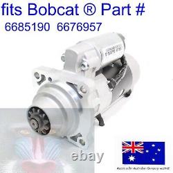 Fits Bobcat Starter Motor 6685190 6676957 KUBOTA DOOSAN T750 T770 T870 5600 5610