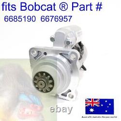 Fits Bobcat Starter Motor 6685190 6676957 KUBOTA DOOSAN T750 T770 T870 5600 5610