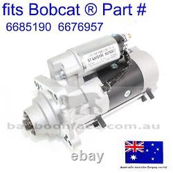 Fits Bobcat Starter Motor 6685190 6676957 KUBOTA DOOSAN T750 T770 T870 5600 5610