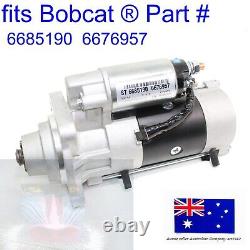 Fits Bobcat Starter Motor 6685190 6676957 KUBOTA DOOSAN T750 T770 T870 5600 5610