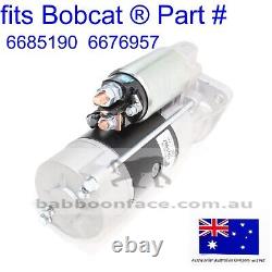 Fits Bobcat Starter Motor 6685190 6676957 KUBOTA DOOSAN T750 T770 T870 5600 5610