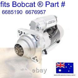 Fits Bobcat Starter Motor 6685190 6676957 KUBOTA DOOSAN T750 T770 T870 5600 5610