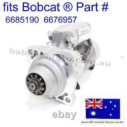 Fits Bobcat Starter Motor 6685190 6676957 KUBOTA DOOSAN T750 T770 T870 5600 5610