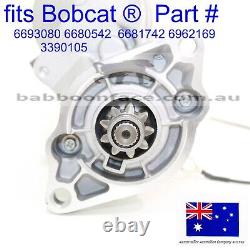 Fits Bobcat Starter Motor 6693080 6680542 6681742 6962169 3390105 316 B250 B200