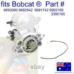 Fits Bobcat Starter Motor 6693080 6680542 6681742 6962169 3390105 316 B250 B200