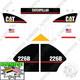 Fits Caterpillar 226b Decal Kit Skid Steer 7 Year Outdoor 3m Vinyl