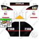 Fits Caterpillar 236b Decal Kit Skid Steer 7 Year Outdoor 3m Vinyl