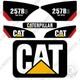 Fits Caterpillar 257b3 Decal Kit Skid Steer Equipment Decals