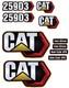 Fits Caterpillar 259d3 Decal Kit Skid Steer3m Vinyl / Free Shipping