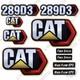 Fits Caterpillar 289d3 Decal Kit Skid Steer Aftermarket Sticker Set -3m Vinyl