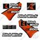 Fits Ditch Witch Sk800 Decal Kit Standing Skid Steer 7 Year Outdoor 3m Vinyl