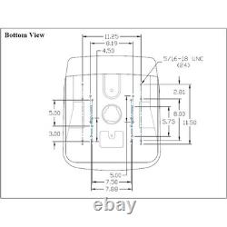Fits Ford New Holland Black Skid Steer Seat Fits LS120 LS125 LS140 LS150 LS