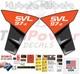Fits Kubota Svl97-2 Decal Kit Skid Steer / Safety Decals /3m Vinyl