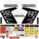 Fits Kubota Svl75-2 Complete Decal Kit Skid Steer Stickers Black Version