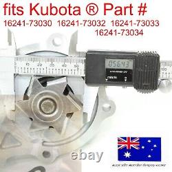 Fits Kubota Water Pump D905 D1105 D1005 V1305 V1505 engine 70 mm impeller