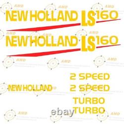 Fits LS160 New Holland Skid Steer Replacement Decals