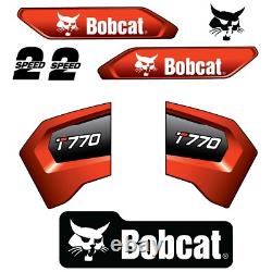 Fits T770 Bobcat Track Loader Reaplcement Decals Outdoor Durable Laminated