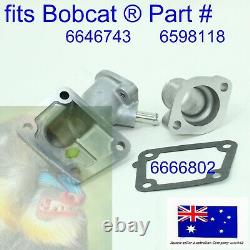 Flange Lower Housing Thermostat Cover Gasket for Bobcat 643 645 743 1600 6646743