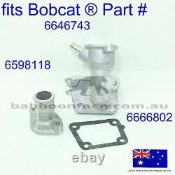 Flange Lower Housing Thermostat Cover Gasket for Bobcat 643 645 743 1600 6646743