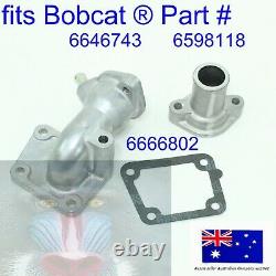 Flange Lower Housing Thermostat Cover Gasket for Bobcat 643 645 743 1600 6646743