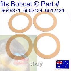 For 4 Bobcat Floating Clutch Lining Friction Disc Plates 6649871 310 313 371 444