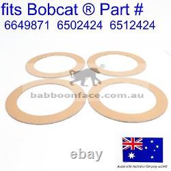 For 4 Bobcat Floating Clutch Lining Friction Disc Plates 6649871 310 313 371 444