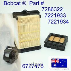 For Bobcat Filter Kit 7286322 7221934 6727475 7221933 T550 T590 T595 T630 T650