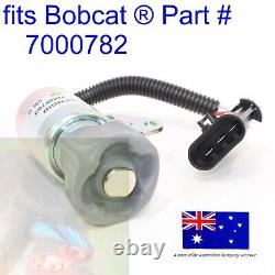 For Bobcat Fuel Shut Off Solenoid Flame Out Stop 7000782 E19 E20 E20Z 418 Kubota