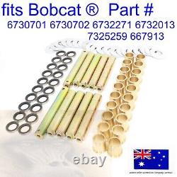 For Bobcat Mini Track Loader Pin Brass Bush Seal Washer kit MT50 MT52 MT55 MT85