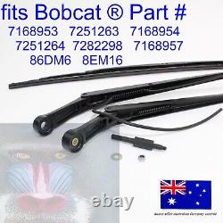 For Bobcat Windscreen Wiper Arm Blade Swivel Bolt Nut Washer T595 T630 T650 T740