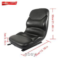 For Case Backhoe Loader 580C 580D 580E 580L 580M Skid Steer Loader Black Seat