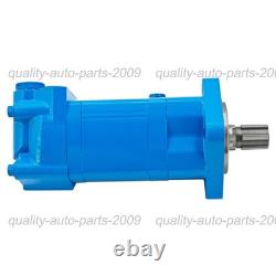 For ECSSTR072 Skid Steer Rotary Tiller Hydraulic Orbital Motor 4Hole BM5-400