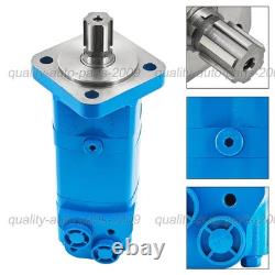 For ECSSTR072 Skid Steer Rotary Tiller Hydraulic Orbital Motor 4Hole BM5-400
