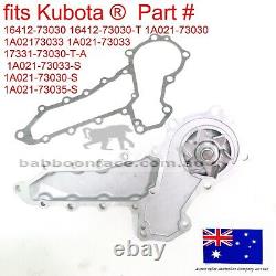 For Kubota Water Pump 1A021-73033 16412-73030 1A02173030 1641273030 77331-73030