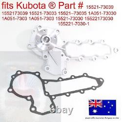 For Kubota Water Pump New Holland Mustang skid L454 L455 L553 L555 CASE 1838