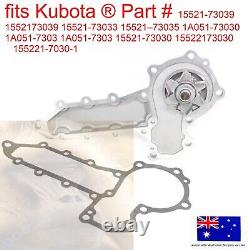 For Kubota Water Pump New Holland Mustang skid L454 L455 L553 L555 CASE 1838