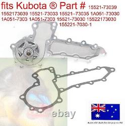 For Kubota Water Pump New Holland Mustang skid L454 L455 L553 L555 CASE 1838