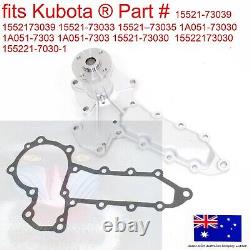 For Kubota Water Pump New Holland Mustang skid L454 L455 L553 L555 CASE 1838